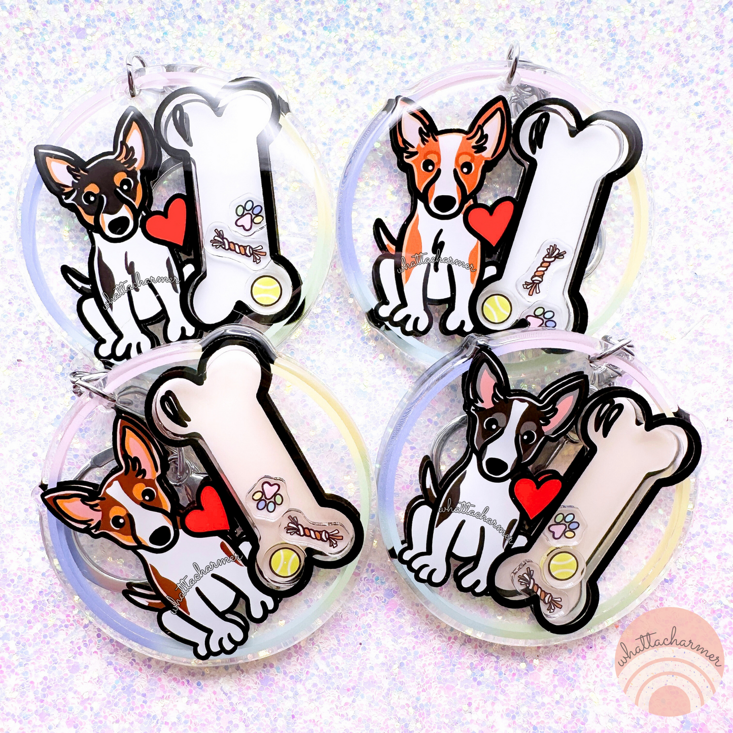 Rat Terrier Christmas Ornament