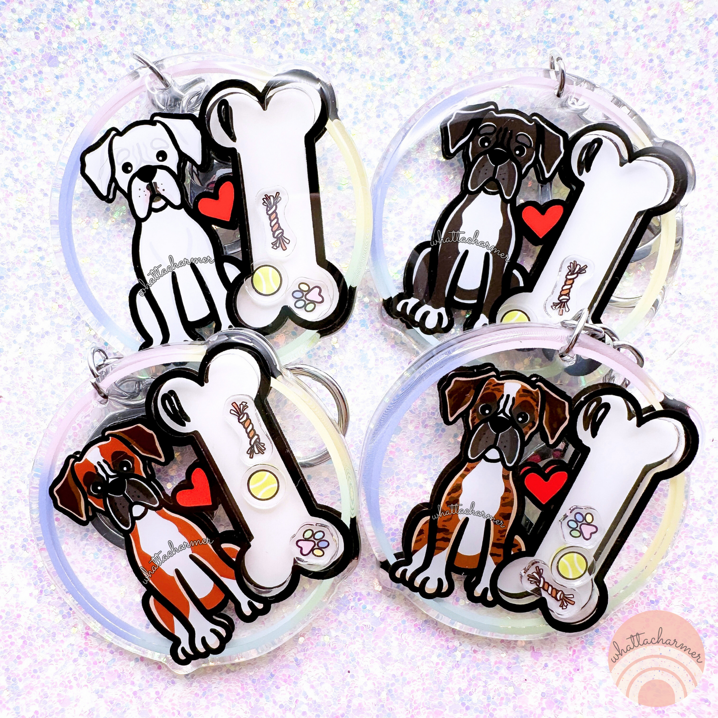Boxer Christmas Ornament