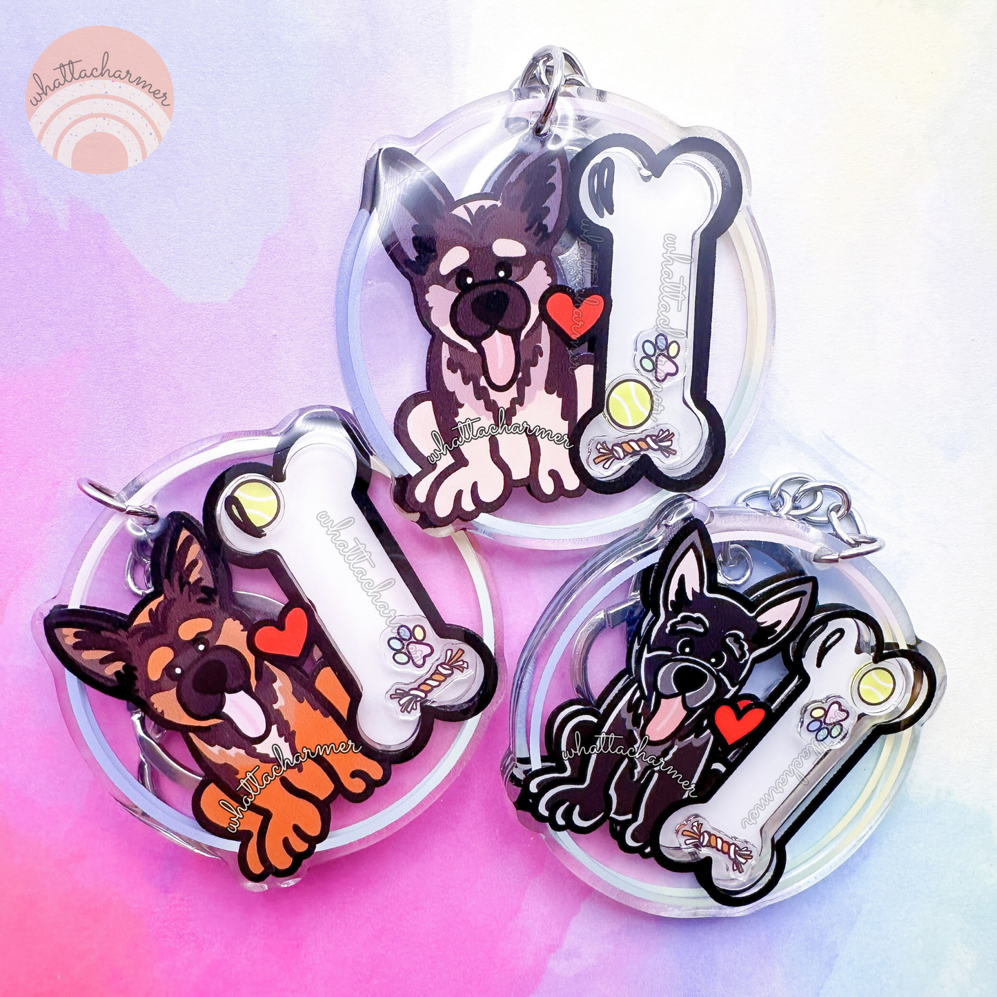 German Shepherd (GSD) Christmas Ornament
