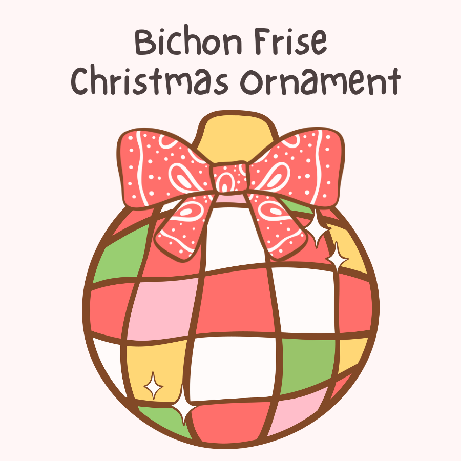 Bichon Frise Christmas Ornament