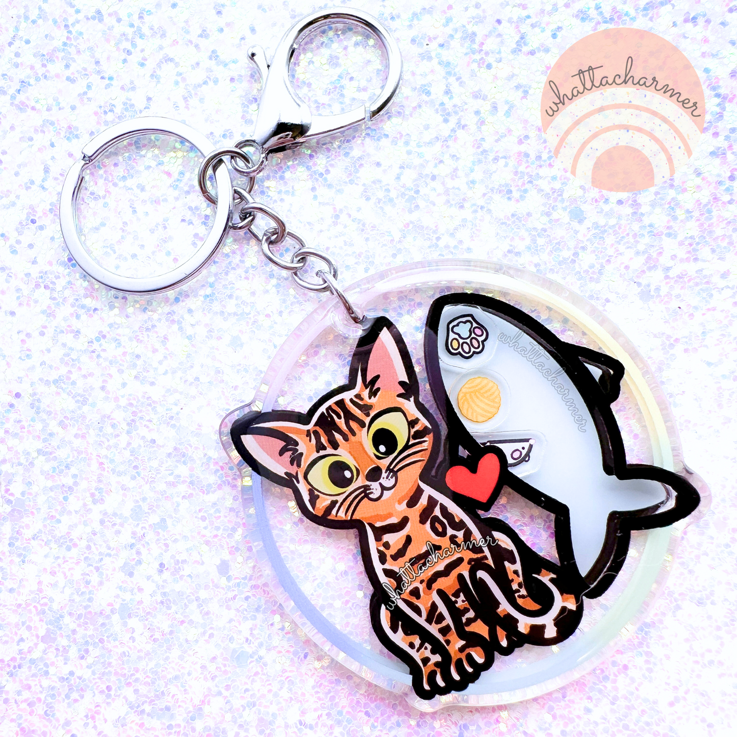 Bengal Cat Christmas Ornament