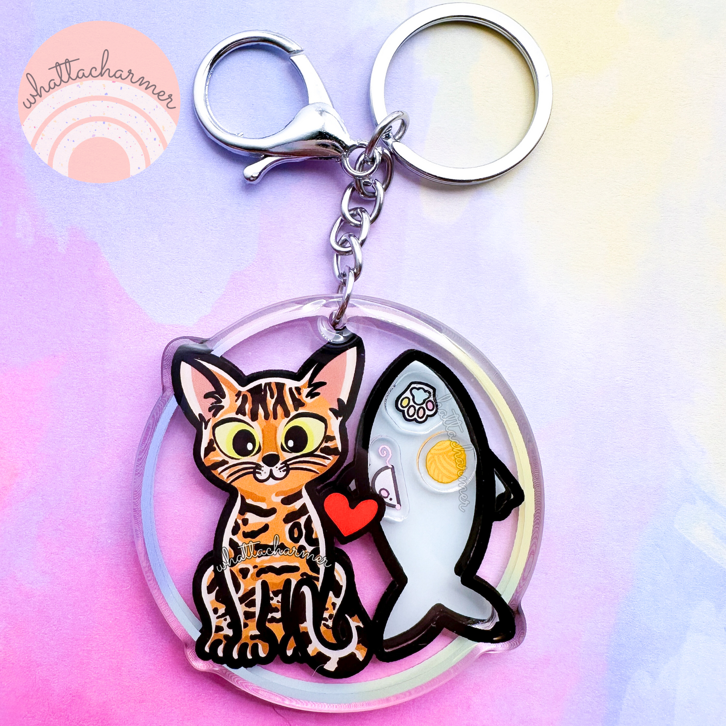 Bengal Cat Christmas Ornament