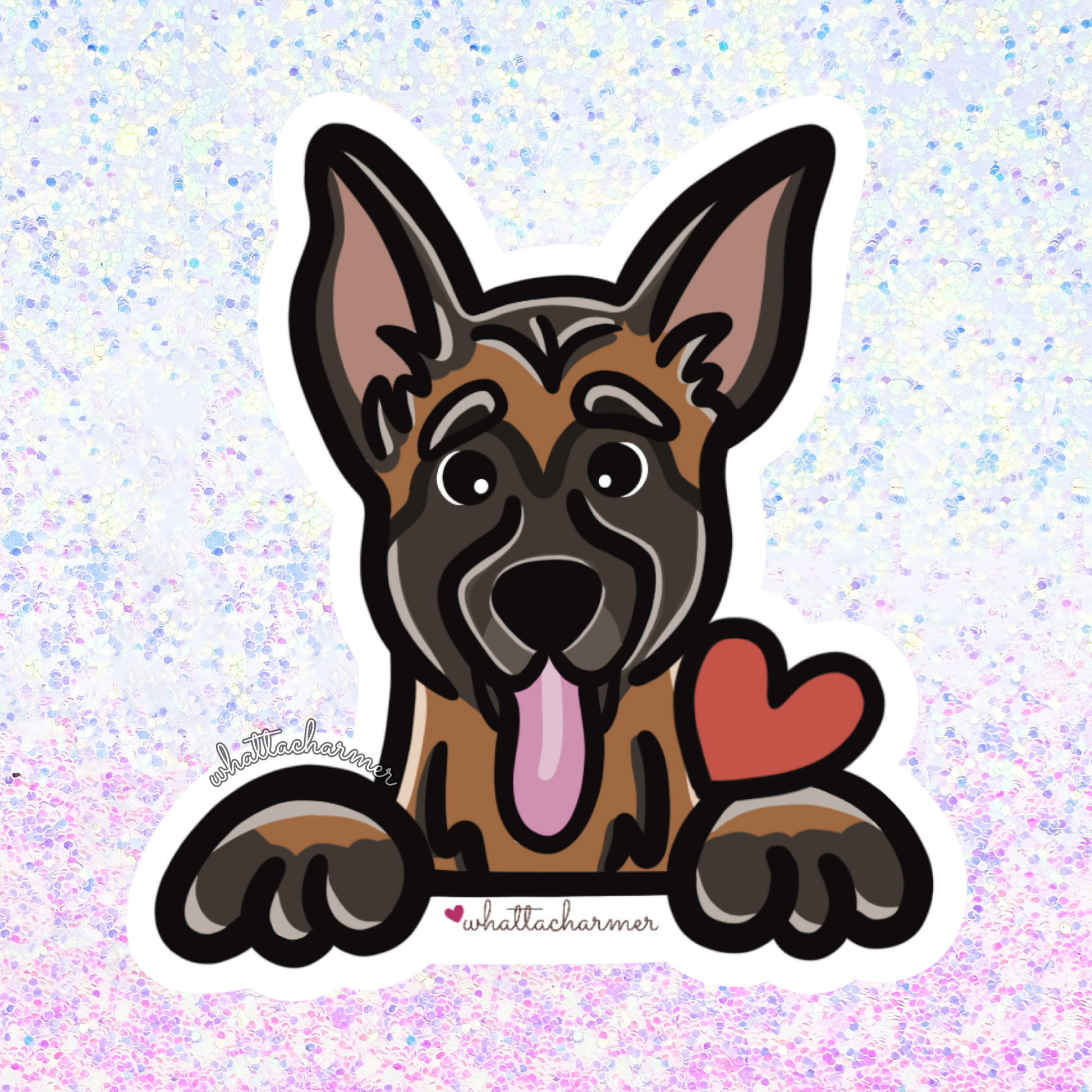 Red Belgian Malinois Sticker