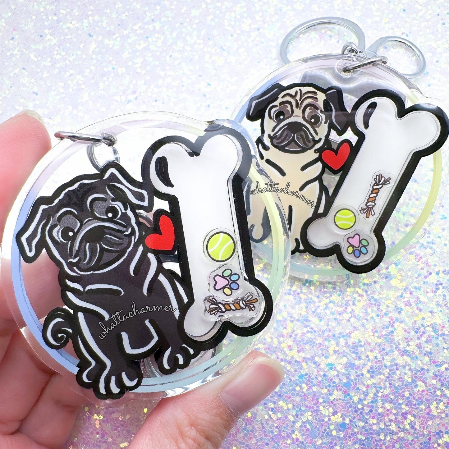 Pug Christmas Ornament