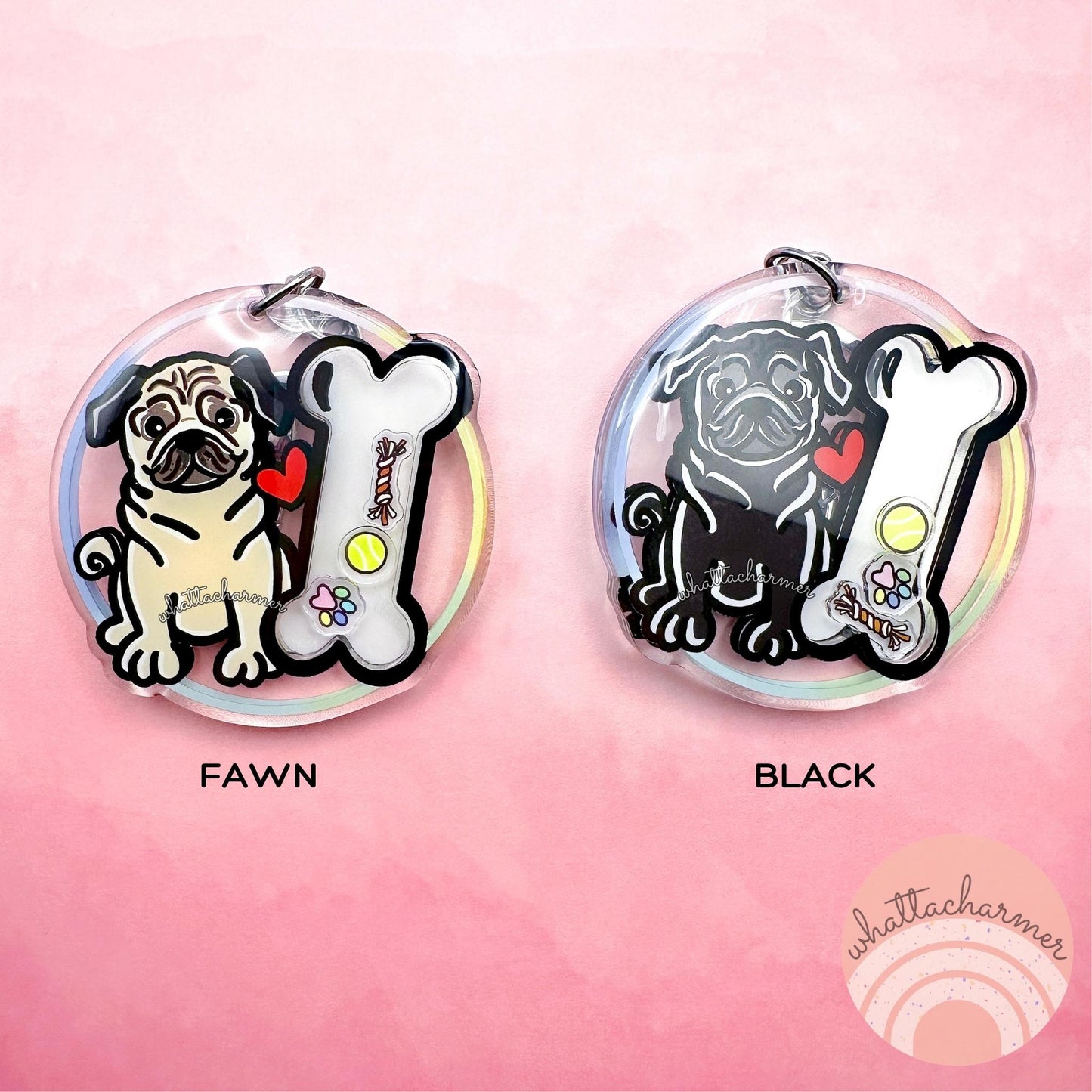 Pug Christmas Ornament