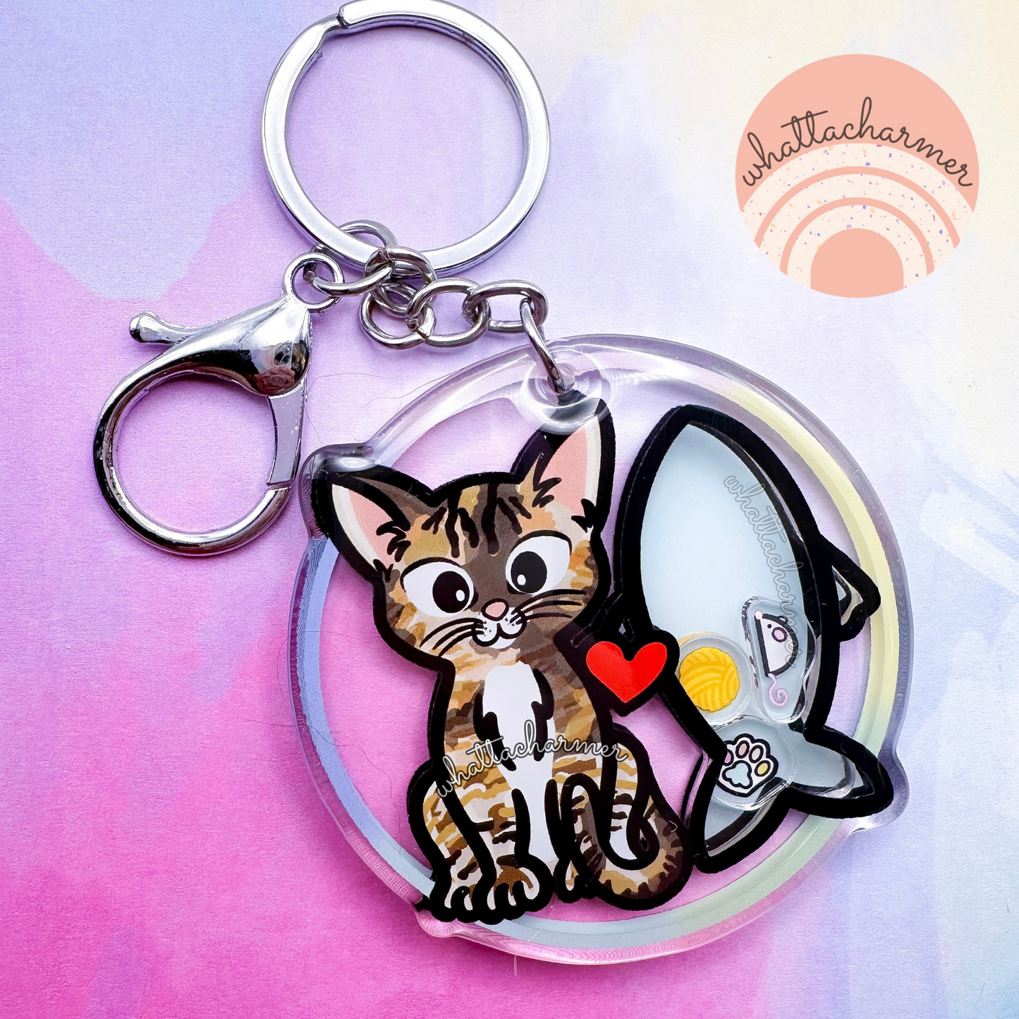 Tortoiseshell Tabby (Torbie) Cat Christmas Ornament