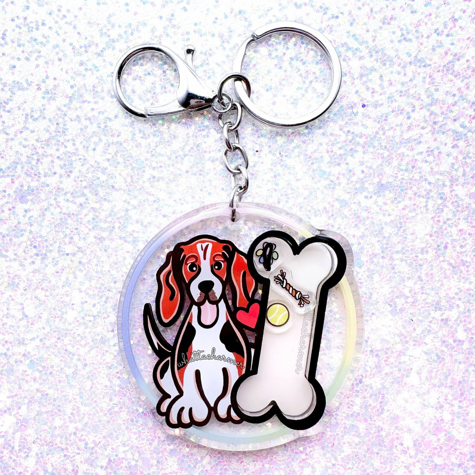 Treeing Walker Coonhound Keychain