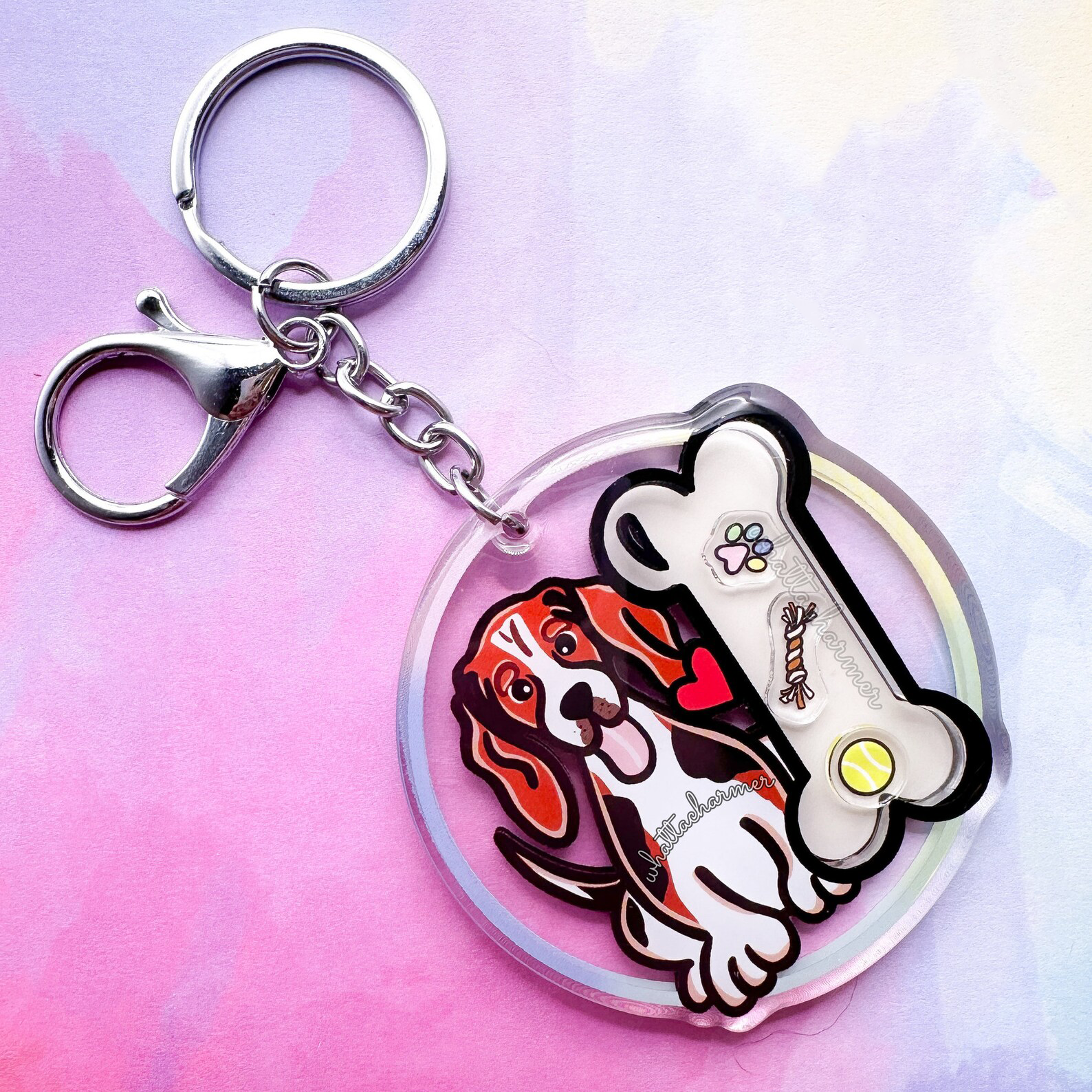 Treeing Walker Coonhound Keychain