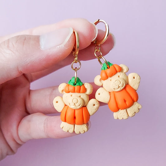 Spooky Teddy Dangle Earrings