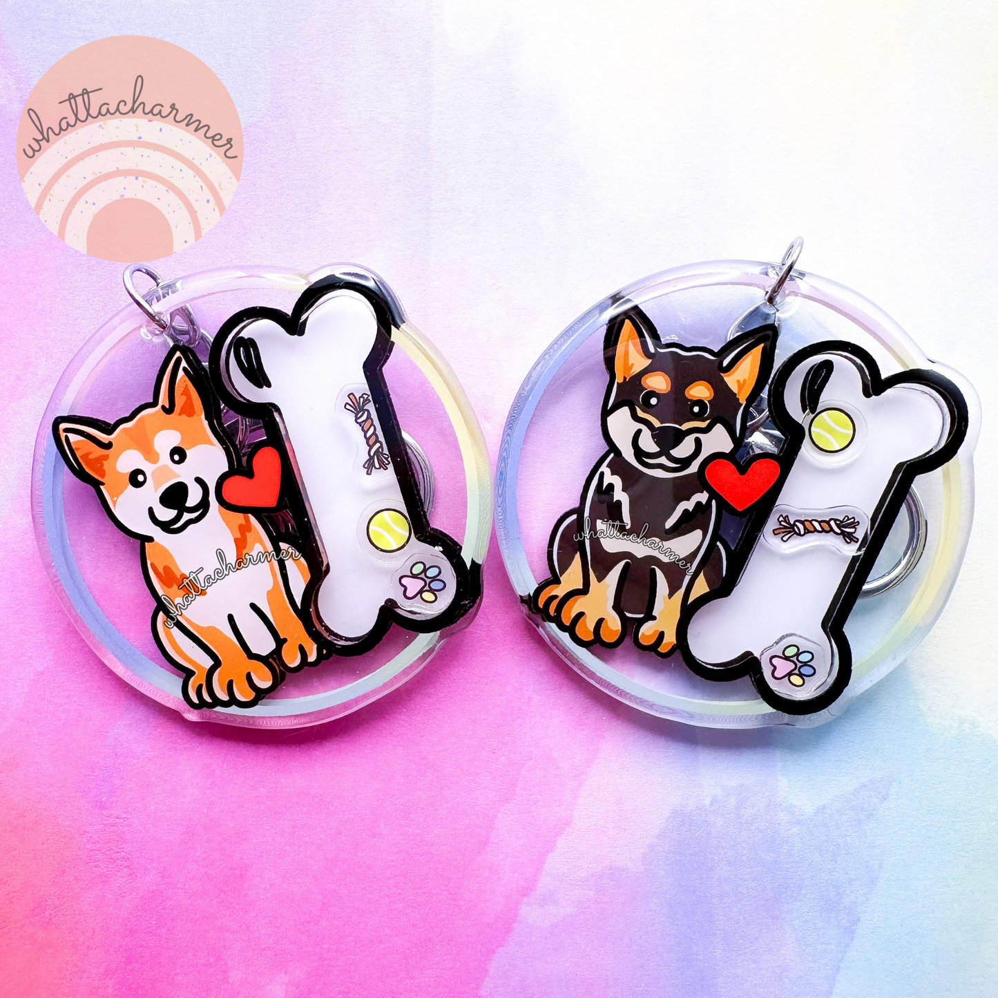 Shiba Inu Shaker Lanyard