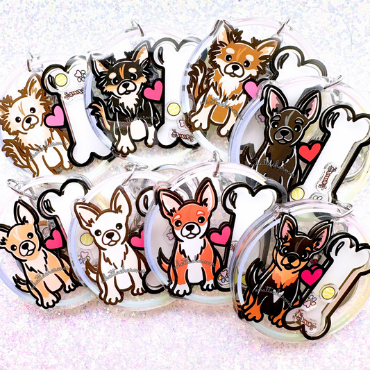 Chihuahua Shaker Keychain (1 of 2)