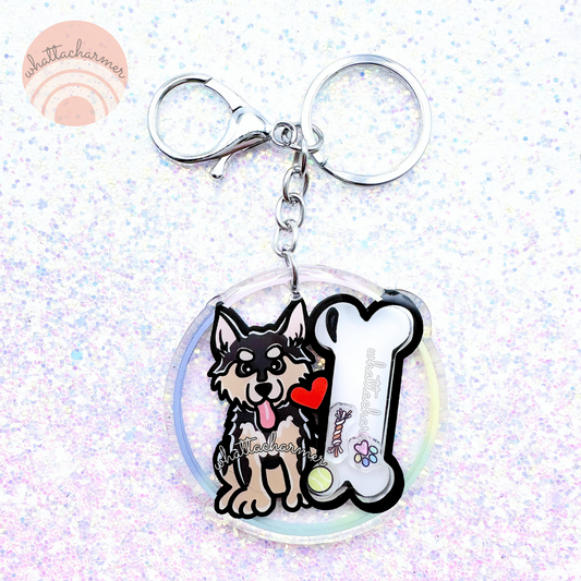 Shepsky Shaker Keychain