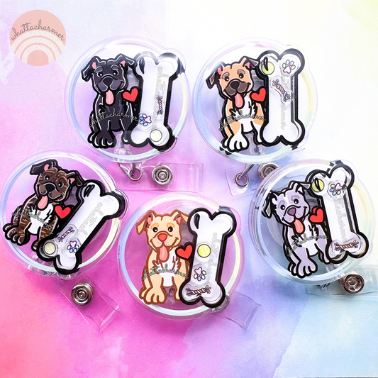 Pitbull Shaker Badge Reels