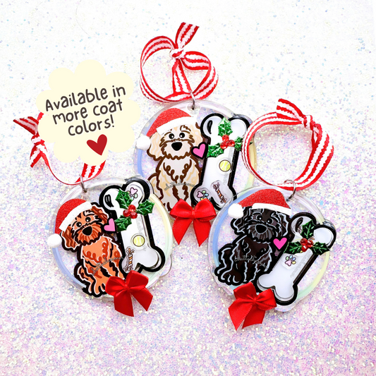 Goldendoodle Christmas Ornament