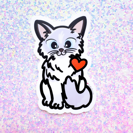 Lilac Point Ragdoll Cat Sticker
