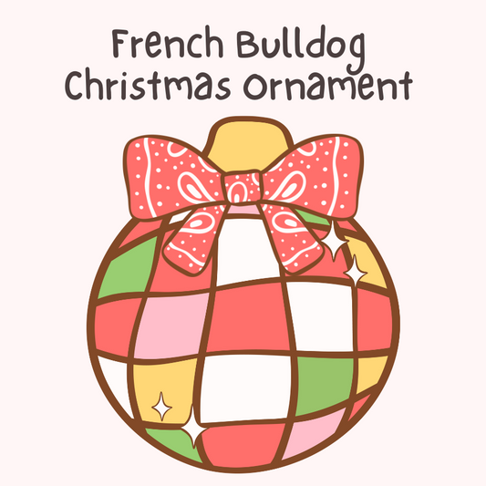 French Bulldog (Frenchie) Christmas Ornament