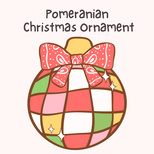 Pomeranian Christmas Ornament