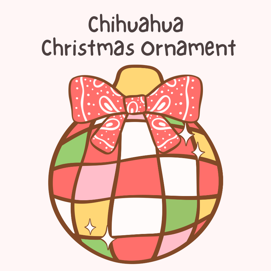 Chihuahua Christmas Ornament