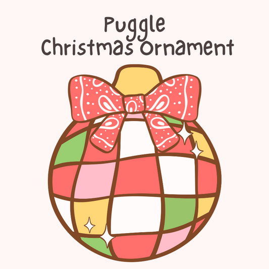 Puggle Christmas Ornament