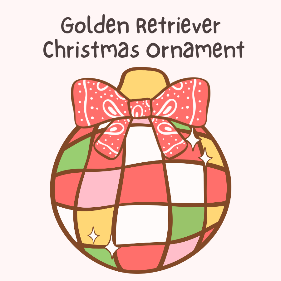 Golden Retriever Christmas Ornament