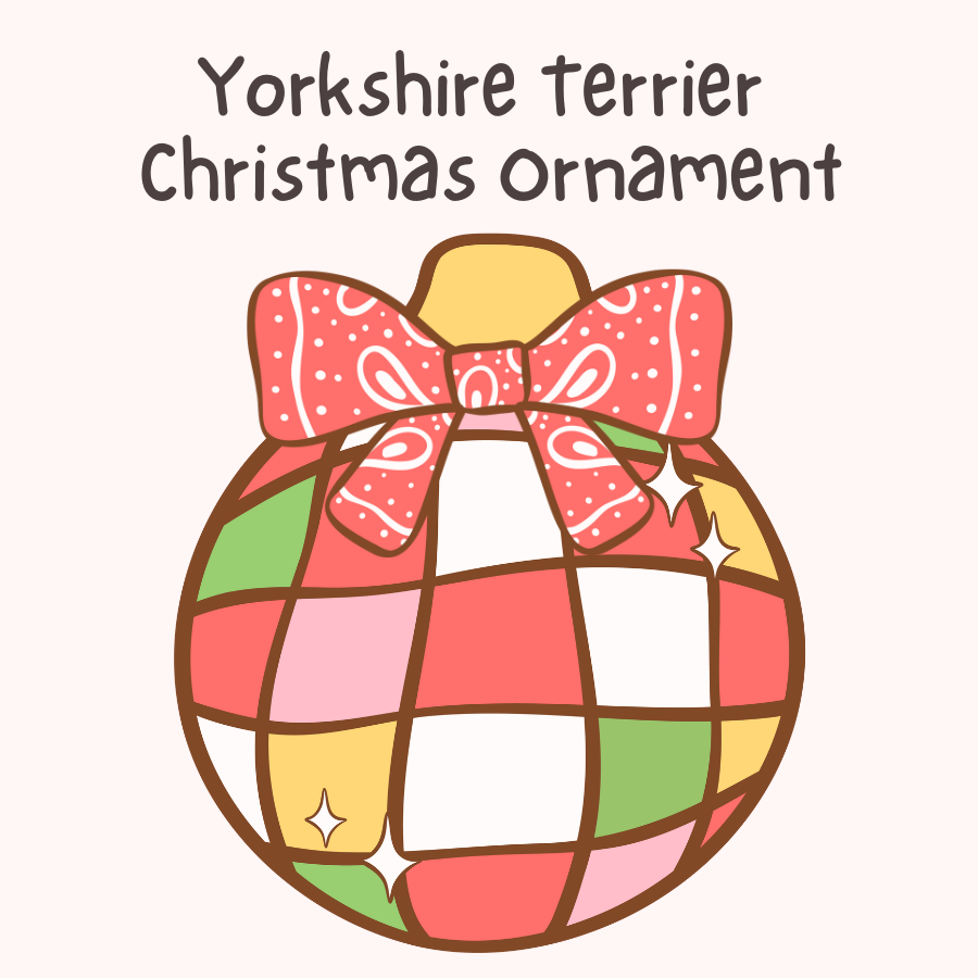 Yorkshire Terrier (Yorkie) Christmas Ornament