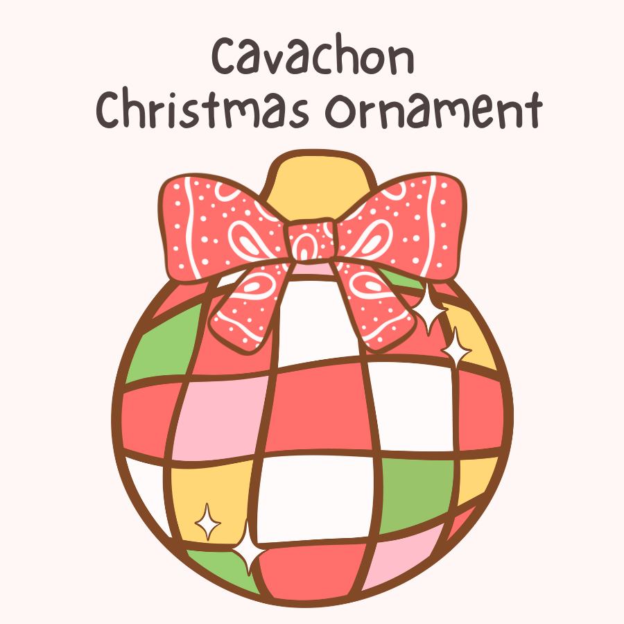 Cavachon Christmas Ornament