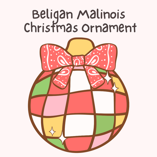 Belgian Malinois Christmas Ornament