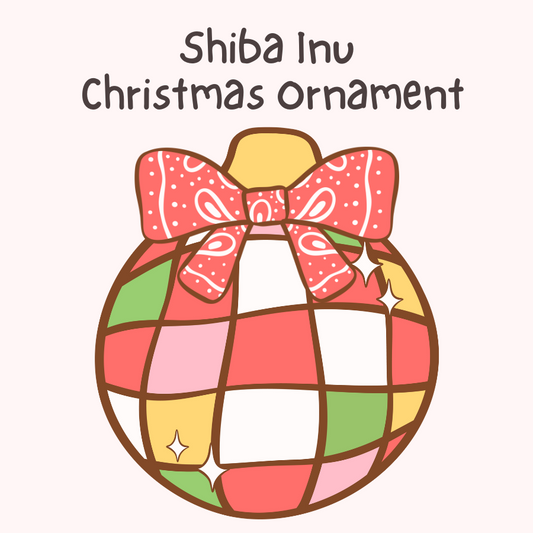 Shiba Inu Christmas Ornament