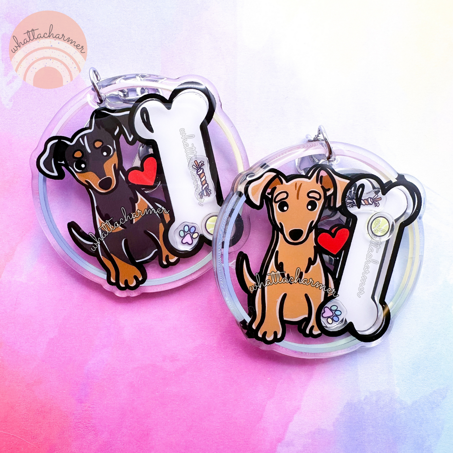 Chiweenie Shaker Lanyard