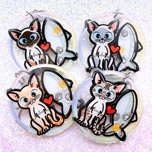 Siamese Cat Keychain