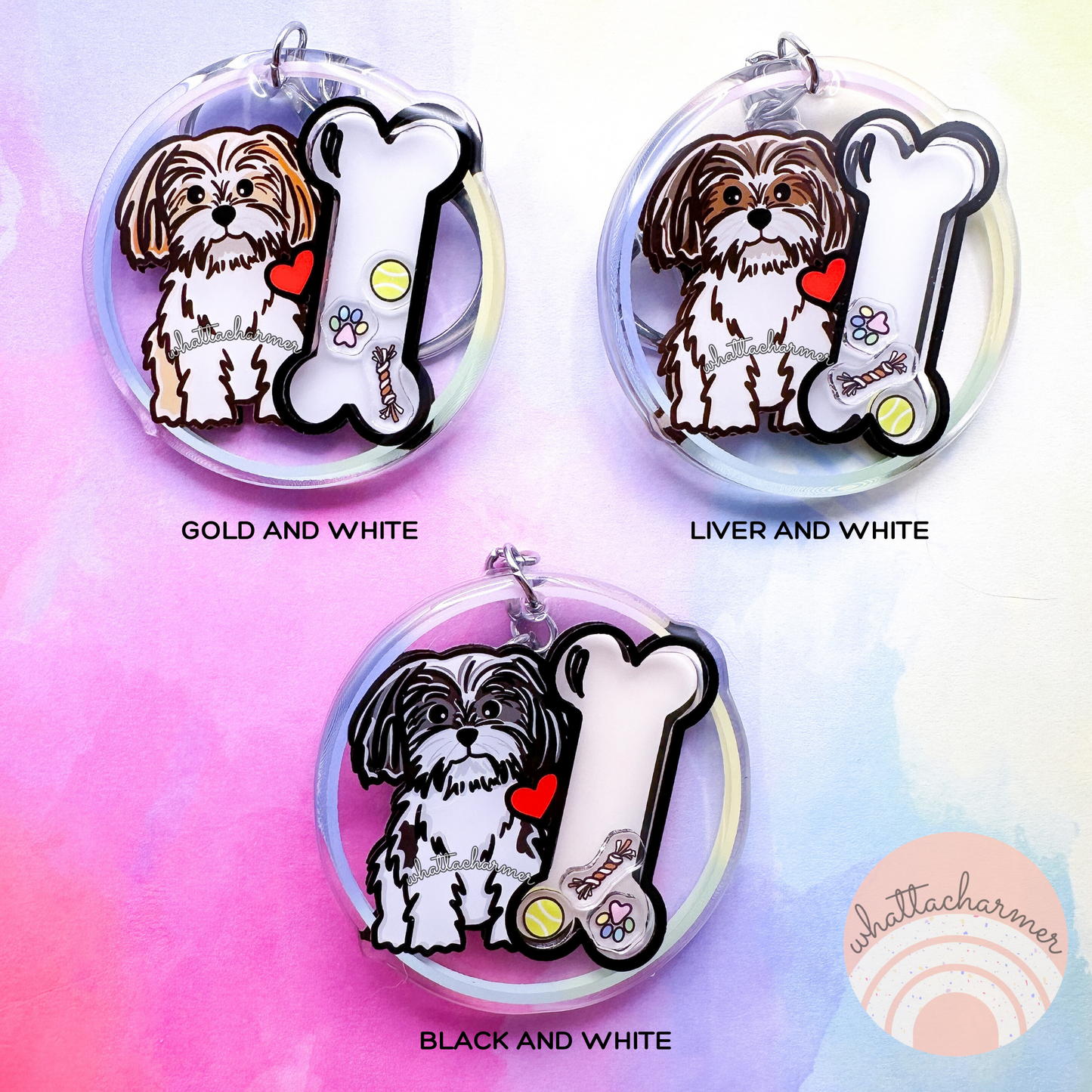 Shih Tzu Shaker Lanyard