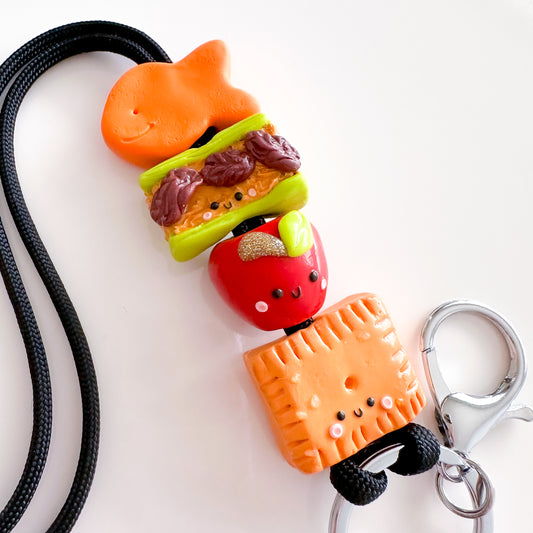 School Snacks Lanyard