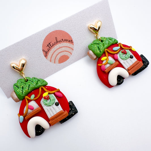 Christmas Camper Earrings