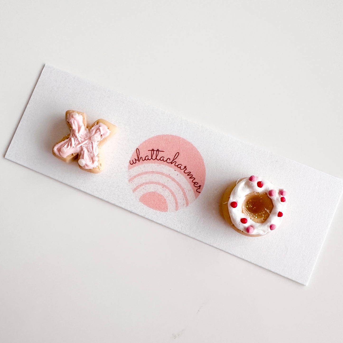 Valentine's Day XO Cookie Earrings