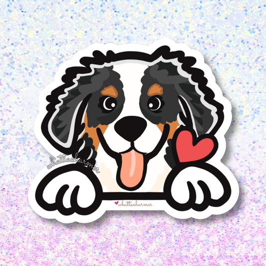 Bernese Mountain Dog Vinyl Sticker