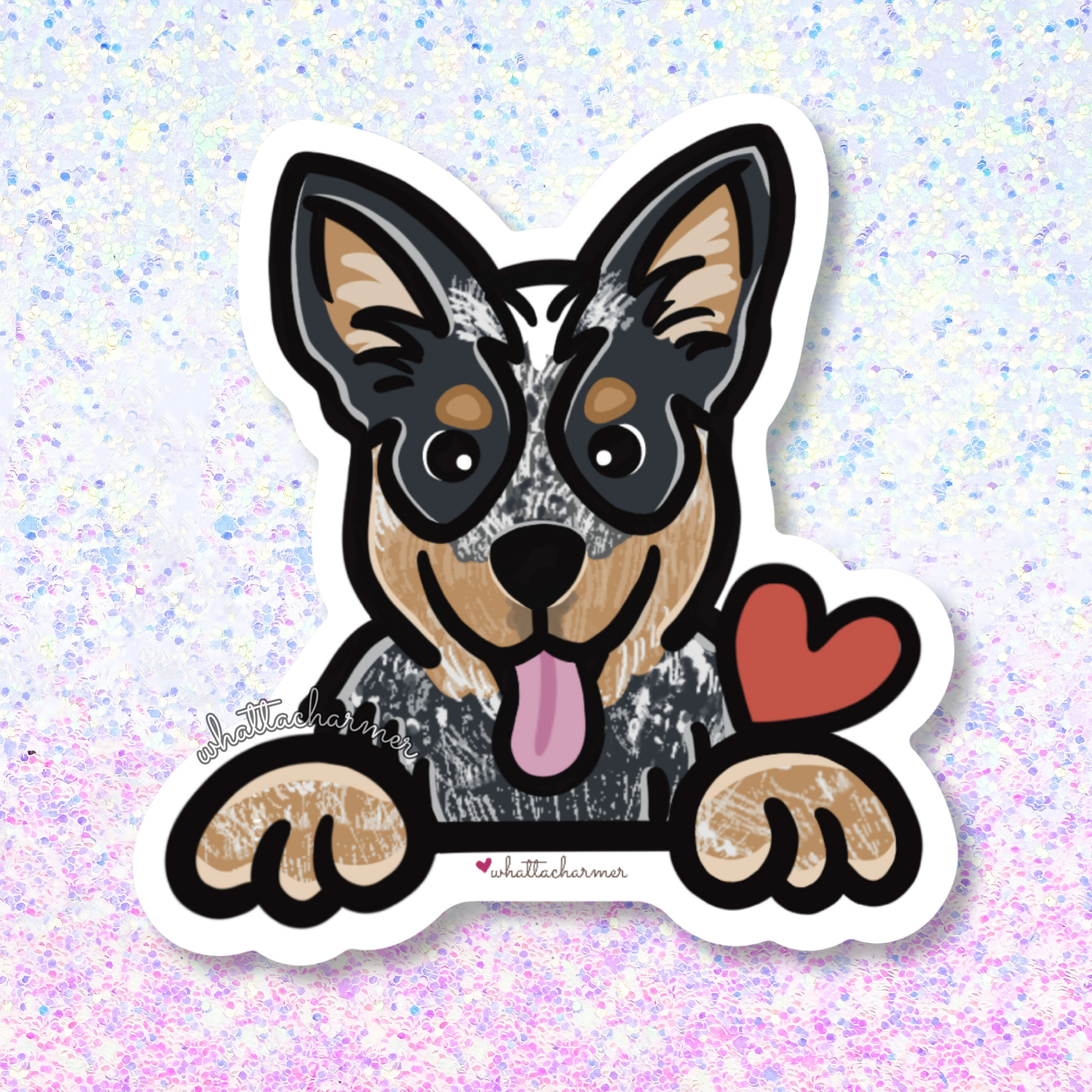 Blue Australian Cattle Dog Sticker