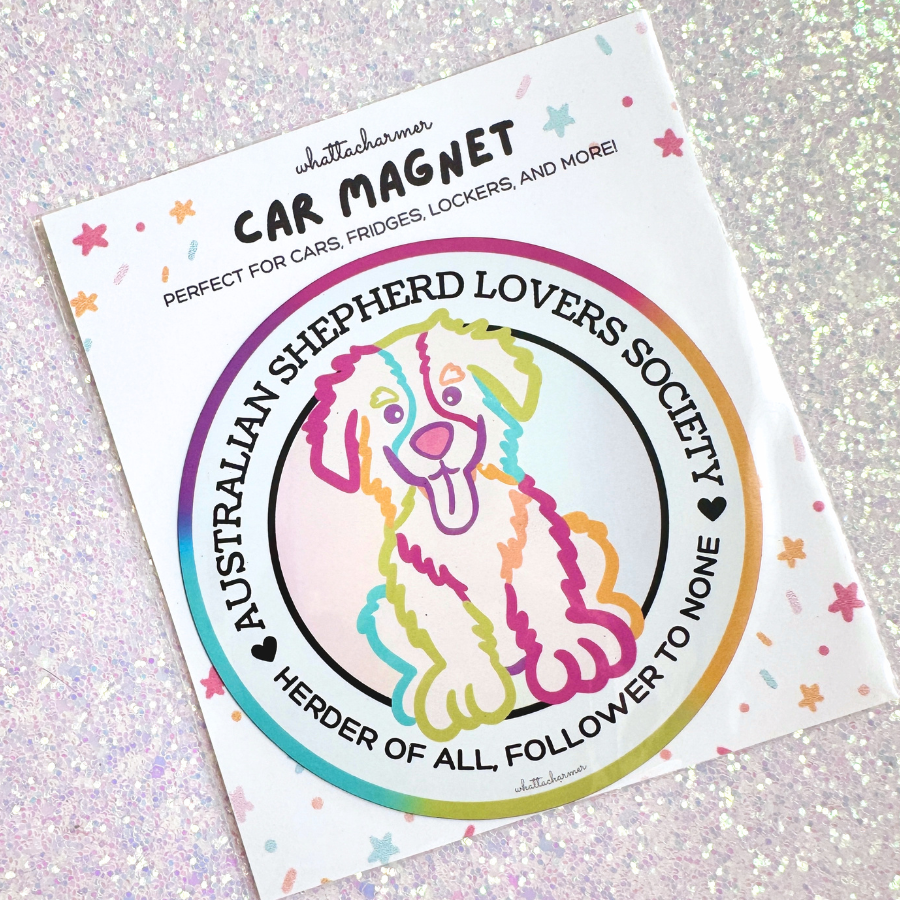 Australian Shepherd Car Magnet