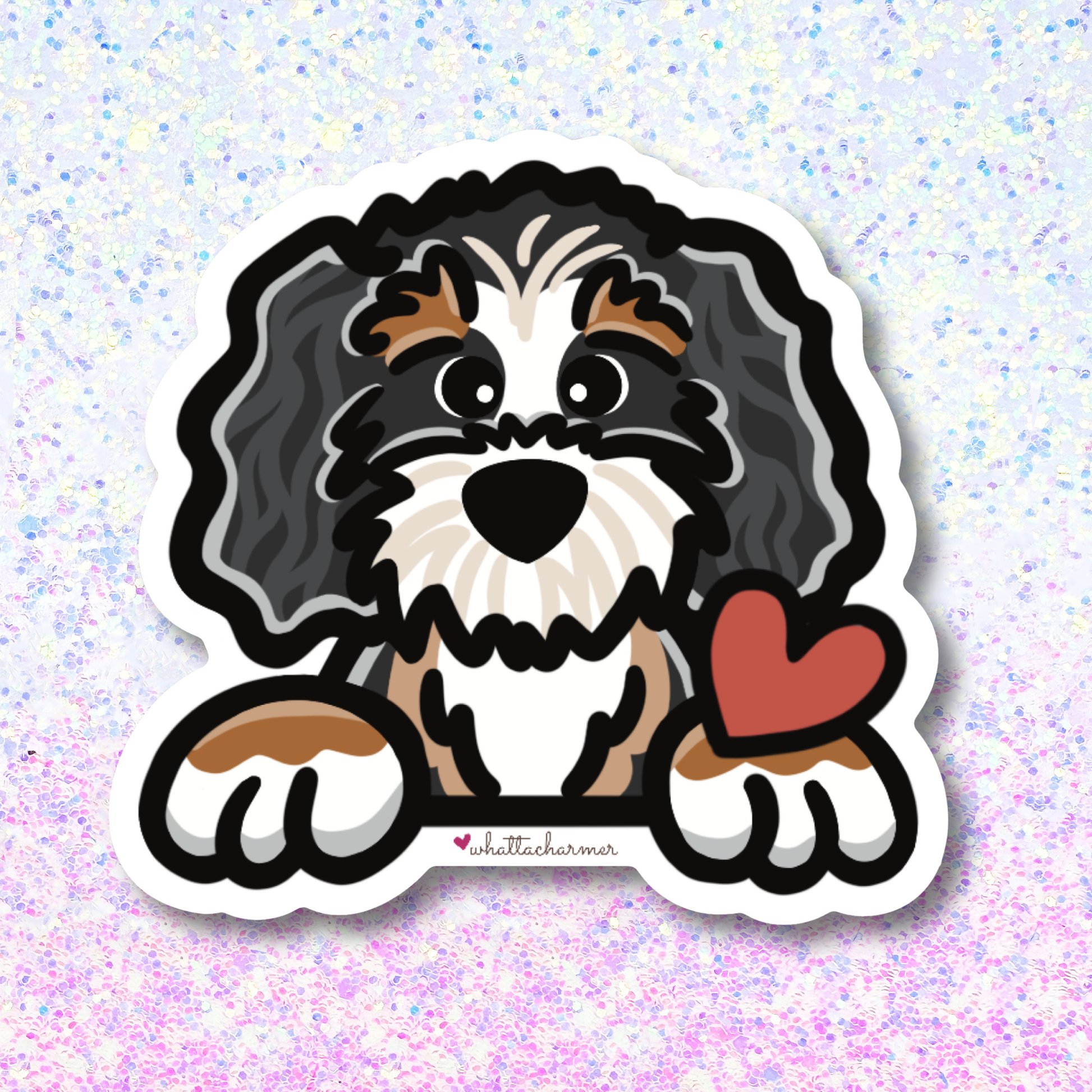 Bernedoodle Sticker