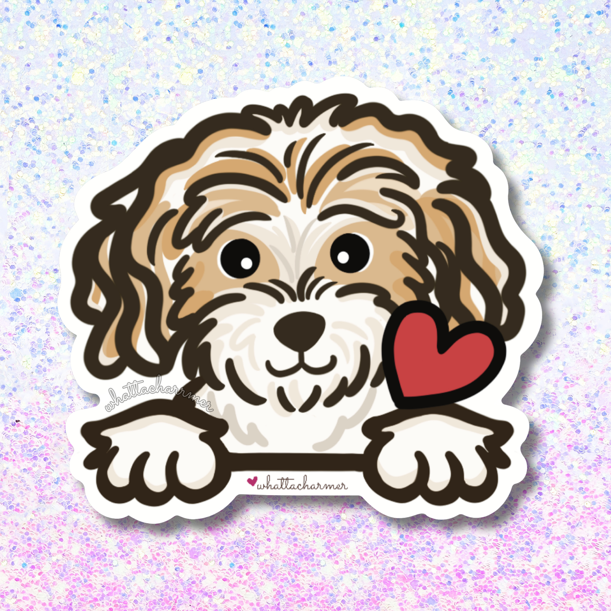 Cavachon Sticker