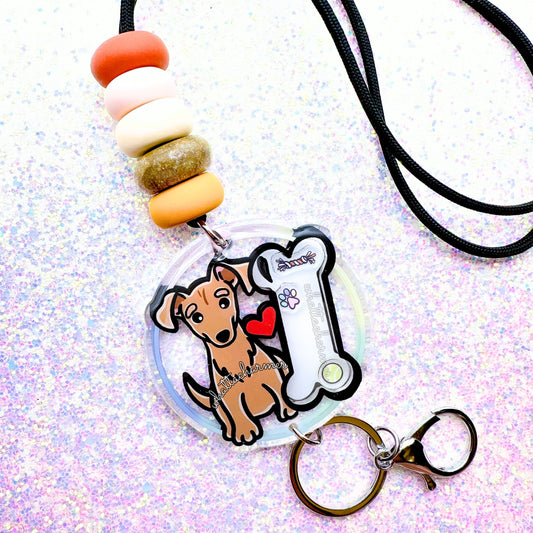 Chiweenie Shaker Lanyard