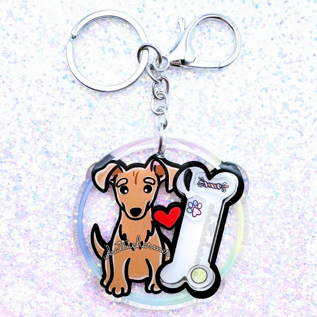 Tan Chiweenie Keychain