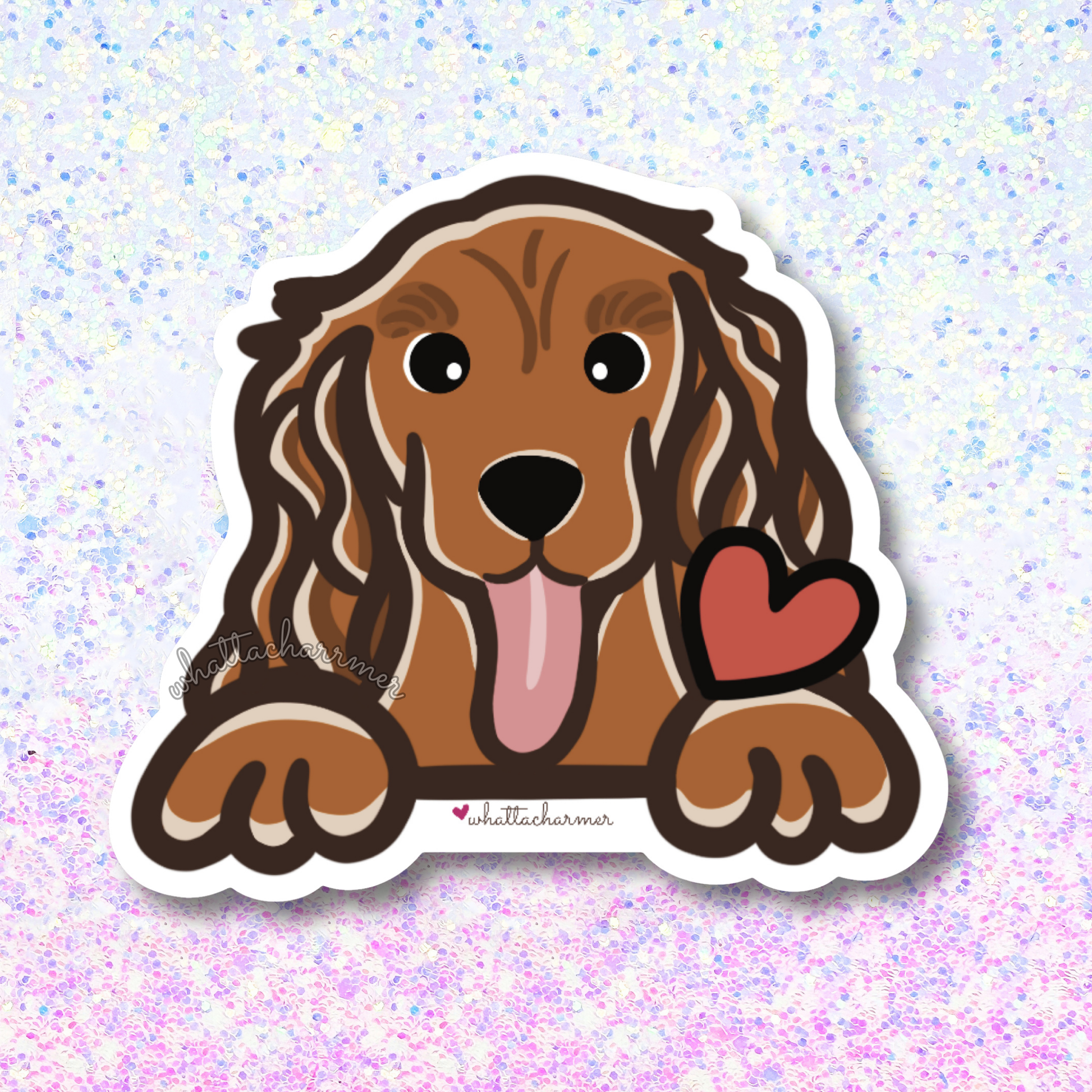 Red Cocker Spaniel Sticker