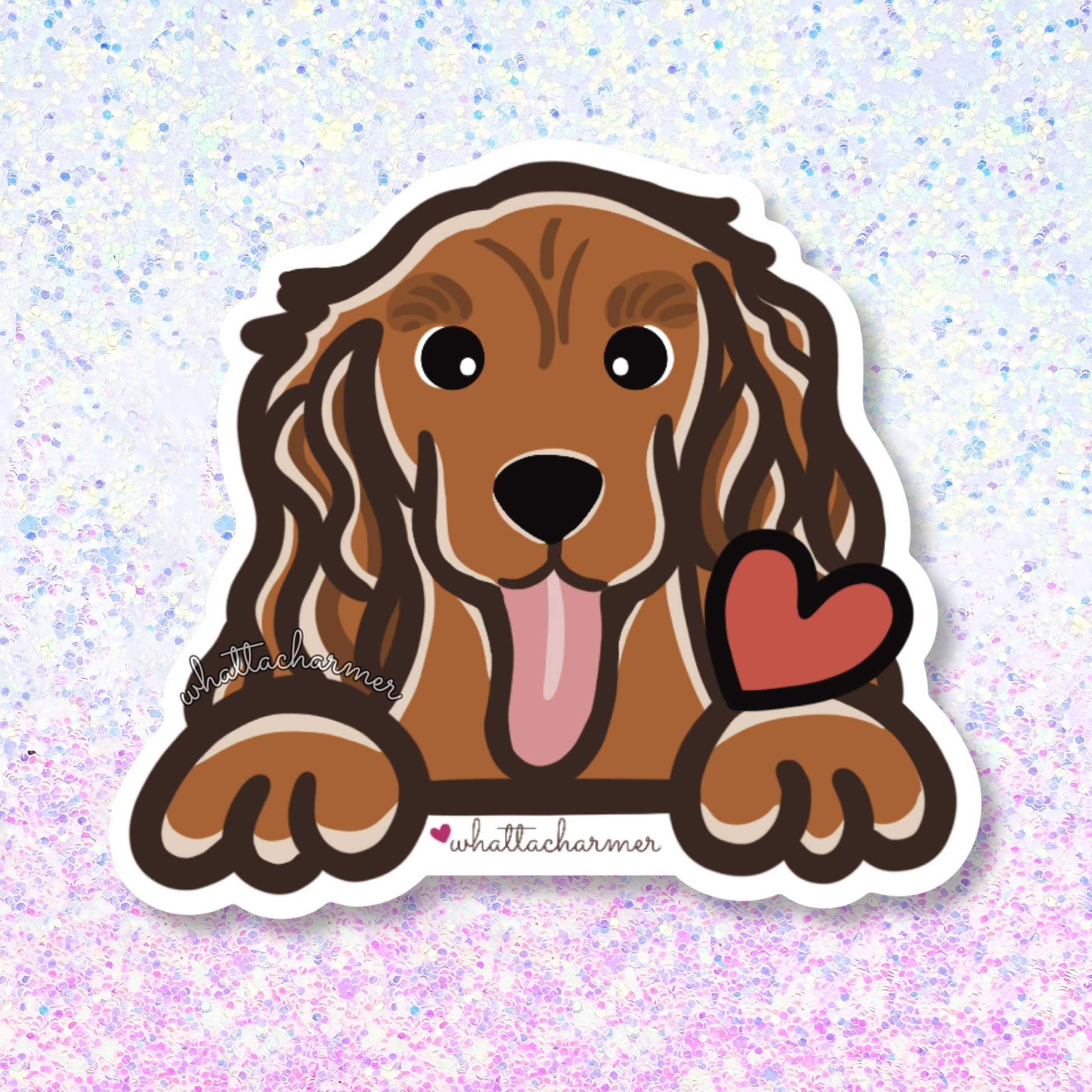 Red Cocker Spaniel Sticker