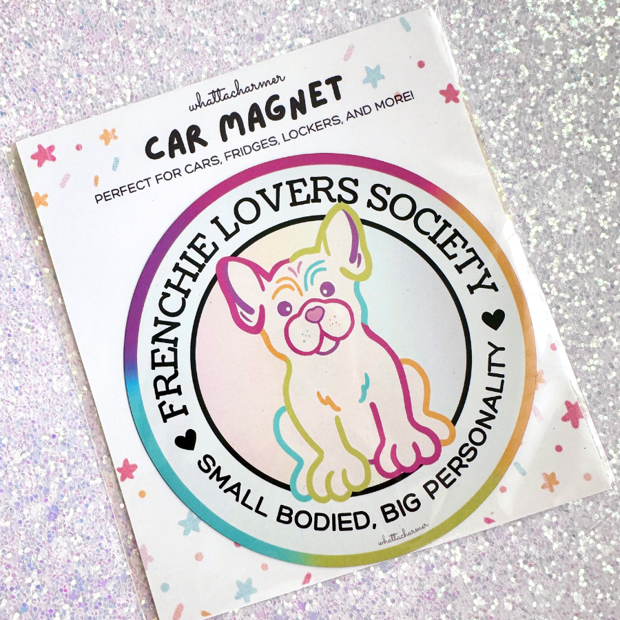 French Bulldog Car Magnet