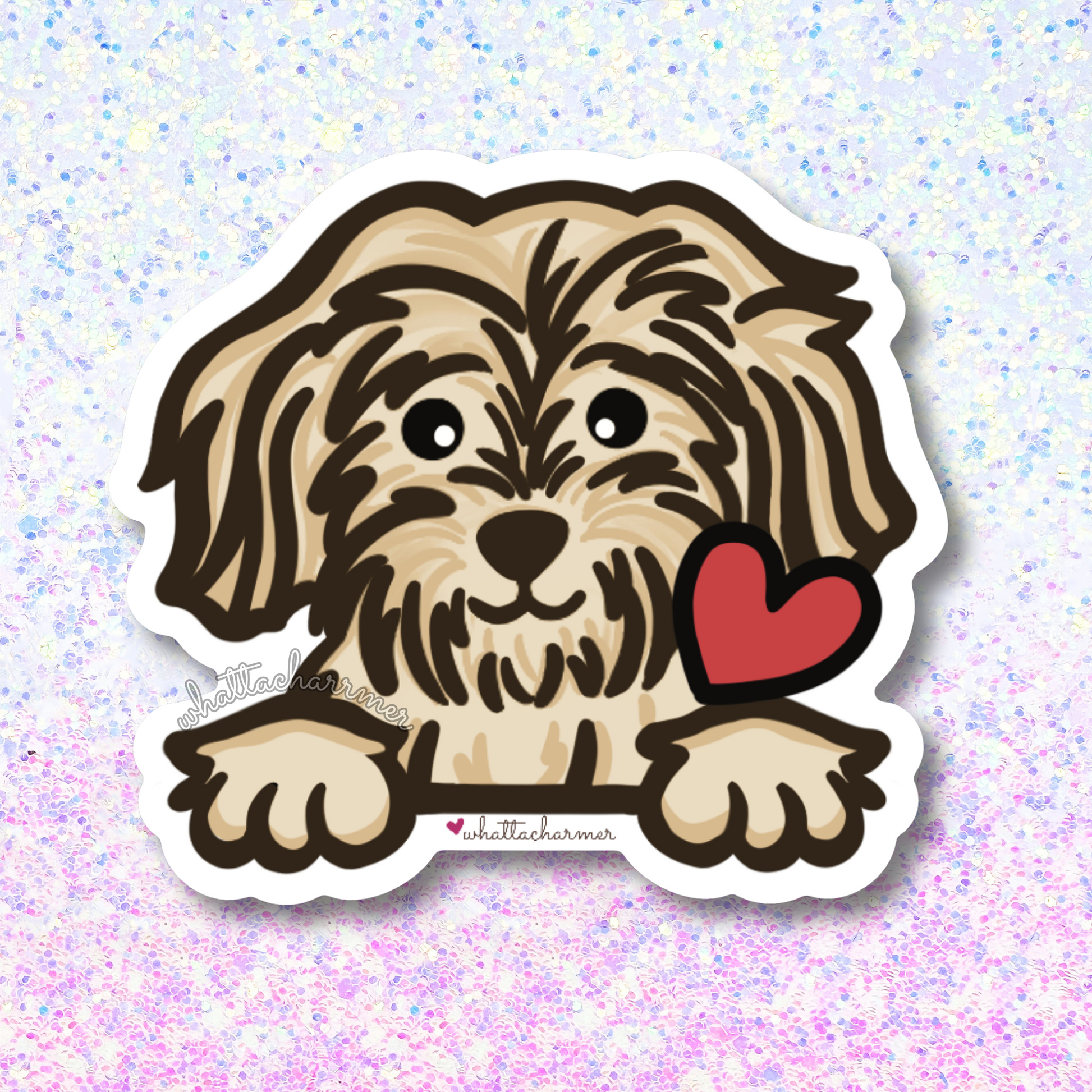Cream Havanese Sticker
