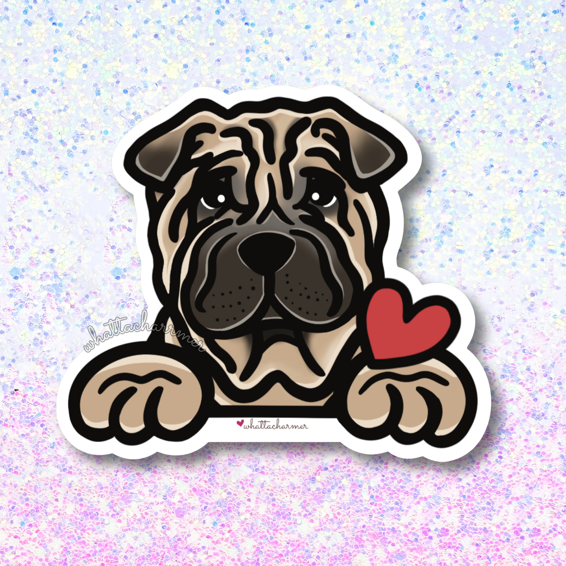 Shar Pei Sticker