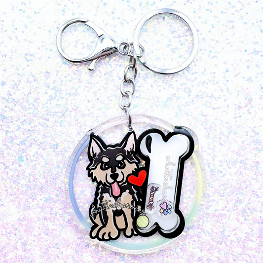 Shepsky Shaker Keychain