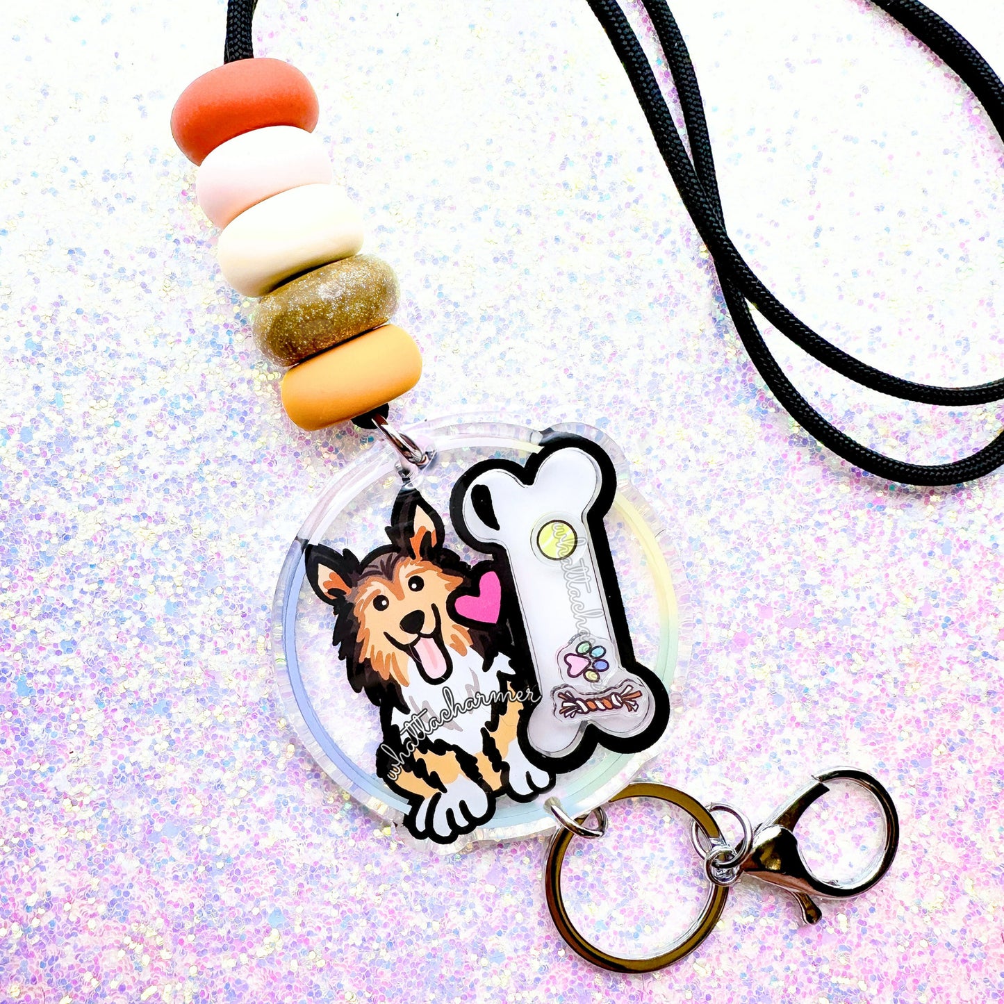 Shiba Inu Shaker Lanyard