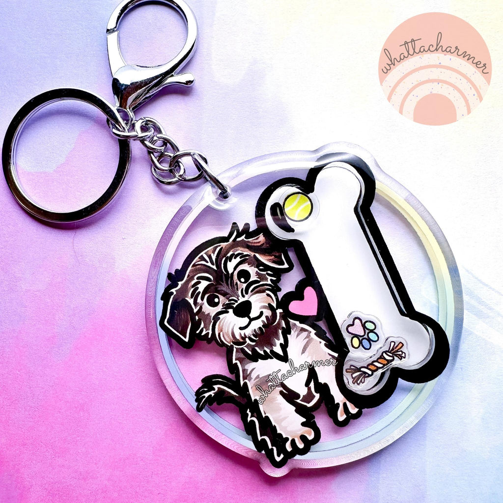 Shorkie Keychain