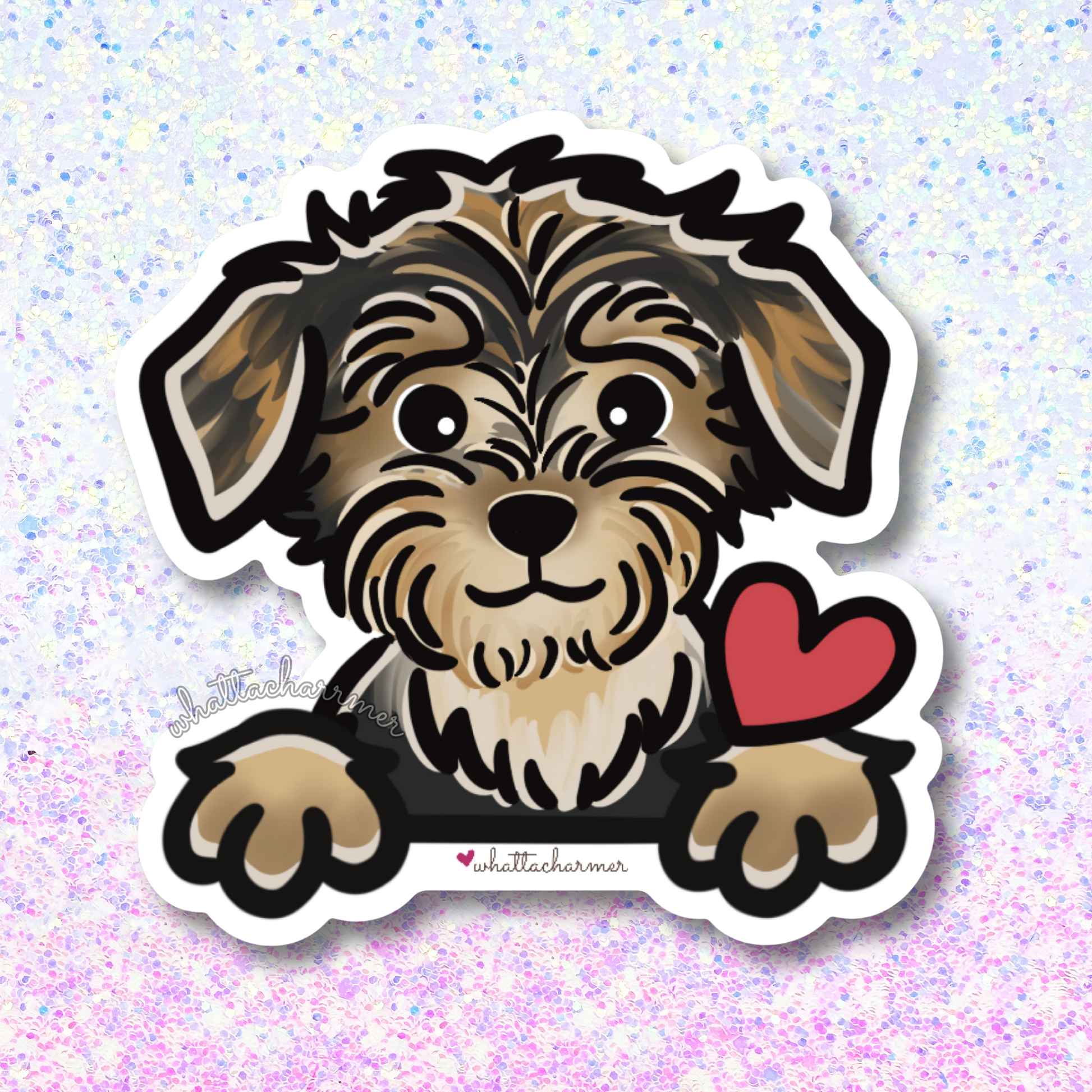 Shorkie Terrier Sticker